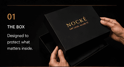 NOCKÉ unboxing step 01: The Box
