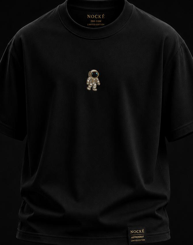 Astronaut Tee in Black